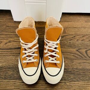 Brand New Converse Chuck Taylor 70s High-Tops in discontinued wheat color